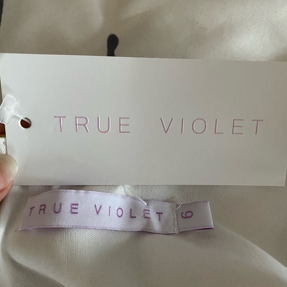 ASOS - True Violet square neck floral dress sz 2 - Picture 4 of 8